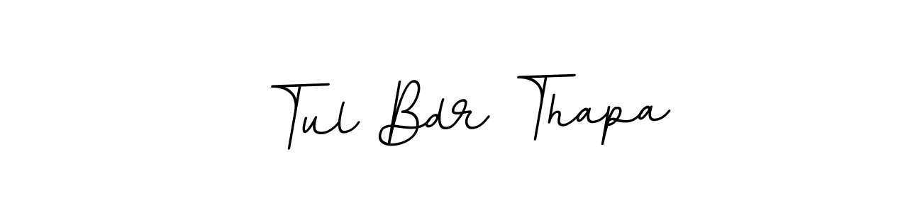 if you are searching for the best signature style for your name Tul Bdr Thapa. so please give up your signature search. here we have designed multiple signature styles  using BallpointsItalic-DORy9. Tul Bdr Thapa signature style 11 images and pictures png