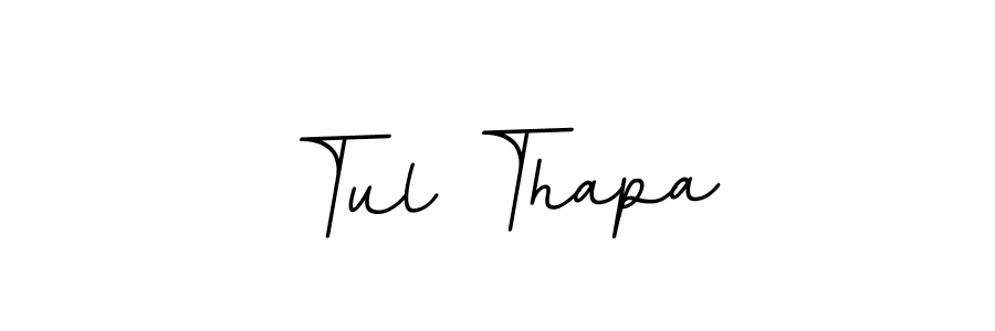 How to make Tul Thapa signature? BallpointsItalic-DORy9 is a professional autograph style. Create handwritten signature for Tul Thapa name. Tul Thapa signature style 11 images and pictures png