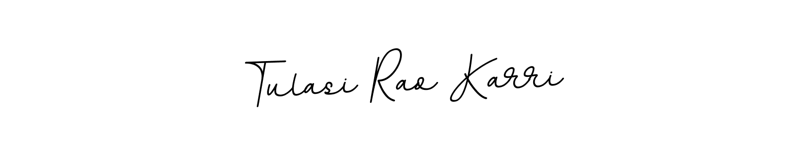 Use a signature maker to create a handwritten signature online. With this signature software, you can design (BallpointsItalic-DORy9) your own signature for name Tulasi Rao Karri. Tulasi Rao Karri signature style 11 images and pictures png