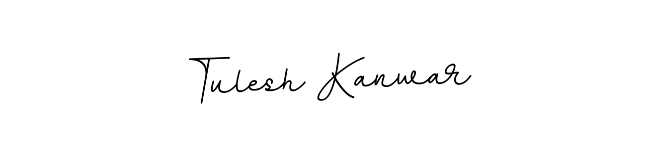 BallpointsItalic-DORy9 is a professional signature style that is perfect for those who want to add a touch of class to their signature. It is also a great choice for those who want to make their signature more unique. Get Tulesh Kanwar name to fancy signature for free. Tulesh Kanwar signature style 11 images and pictures png