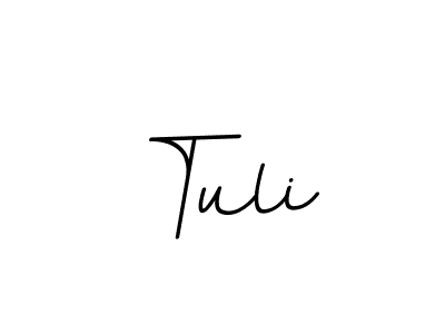 How to make Tuli name signature. Use BallpointsItalic-DORy9 style for creating short signs online. This is the latest handwritten sign. Tuli signature style 11 images and pictures png