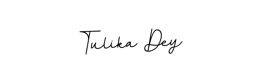 Make a beautiful signature design for name Tulika Dey. With this signature (BallpointsItalic-DORy9) style, you can create a handwritten signature for free. Tulika Dey signature style 11 images and pictures png