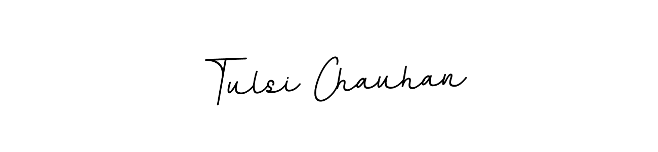 Tulsi Chauhan stylish signature style. Best Handwritten Sign (BallpointsItalic-DORy9) for my name. Handwritten Signature Collection Ideas for my name Tulsi Chauhan. Tulsi Chauhan signature style 11 images and pictures png