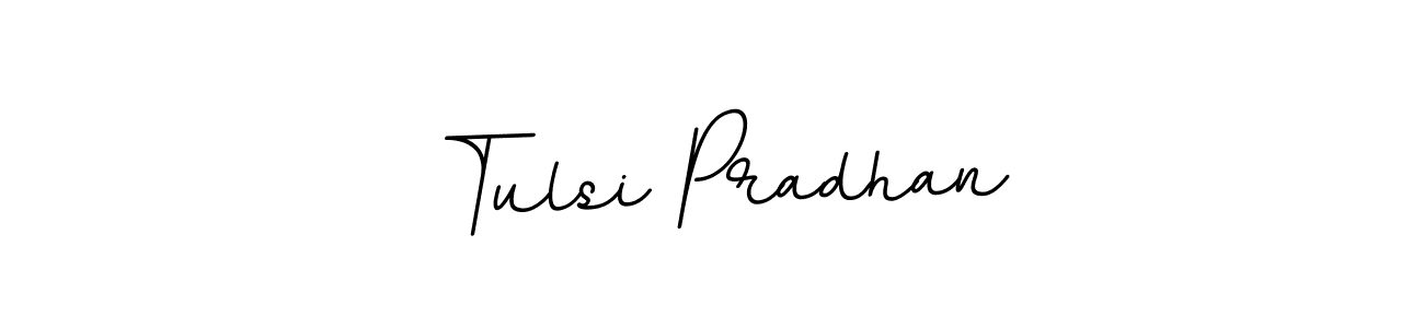 Design your own signature with our free online signature maker. With this signature software, you can create a handwritten (BallpointsItalic-DORy9) signature for name Tulsi Pradhan. Tulsi Pradhan signature style 11 images and pictures png