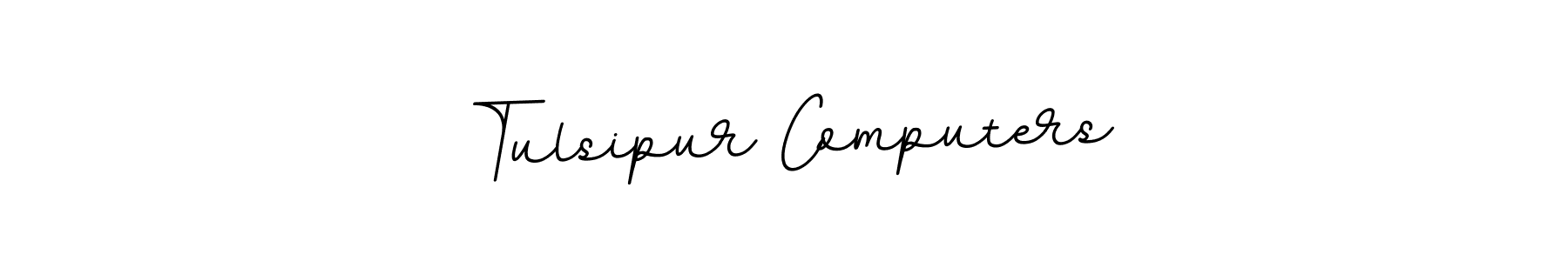 Use a signature maker to create a handwritten signature online. With this signature software, you can design (BallpointsItalic-DORy9) your own signature for name Tulsipur Computers. Tulsipur Computers signature style 11 images and pictures png