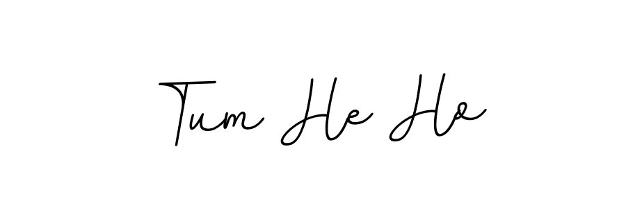 It looks lik you need a new signature style for name Tum He Ho. Design unique handwritten (BallpointsItalic-DORy9) signature with our free signature maker in just a few clicks. Tum He Ho signature style 11 images and pictures png