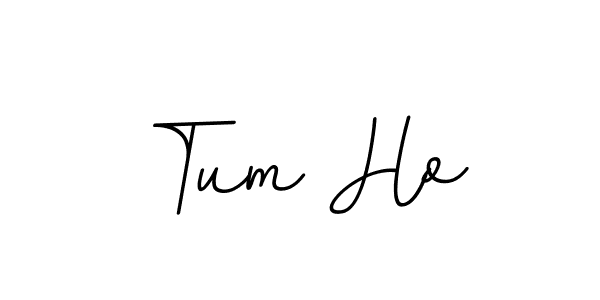 Use a signature maker to create a handwritten signature online. With this signature software, you can design (BallpointsItalic-DORy9) your own signature for name Tum Ho. Tum Ho signature style 11 images and pictures png