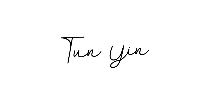 How to make Tun Yin signature? BallpointsItalic-DORy9 is a professional autograph style. Create handwritten signature for Tun Yin name. Tun Yin signature style 11 images and pictures png