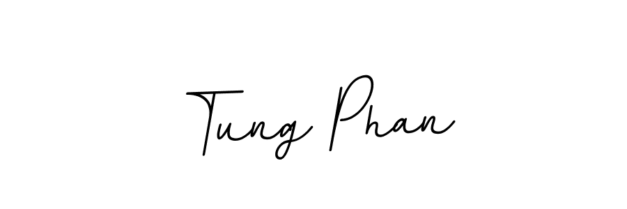 Use a signature maker to create a handwritten signature online. With this signature software, you can design (BallpointsItalic-DORy9) your own signature for name Tung Phan. Tung Phan signature style 11 images and pictures png