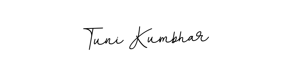 How to make Tuni Kumbhar signature? BallpointsItalic-DORy9 is a professional autograph style. Create handwritten signature for Tuni Kumbhar name. Tuni Kumbhar signature style 11 images and pictures png