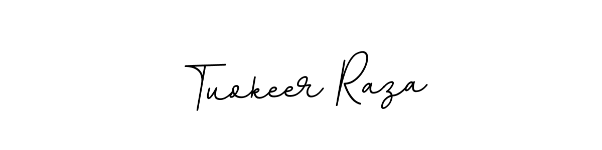 How to make Tuokeer Raza name signature. Use BallpointsItalic-DORy9 style for creating short signs online. This is the latest handwritten sign. Tuokeer Raza signature style 11 images and pictures png