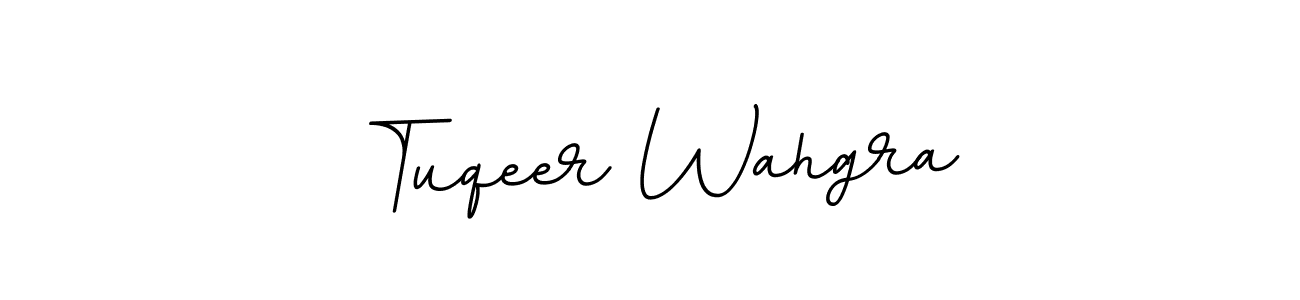 Create a beautiful signature design for name Tuqeer Wahgra. With this signature (BallpointsItalic-DORy9) fonts, you can make a handwritten signature for free. Tuqeer Wahgra signature style 11 images and pictures png