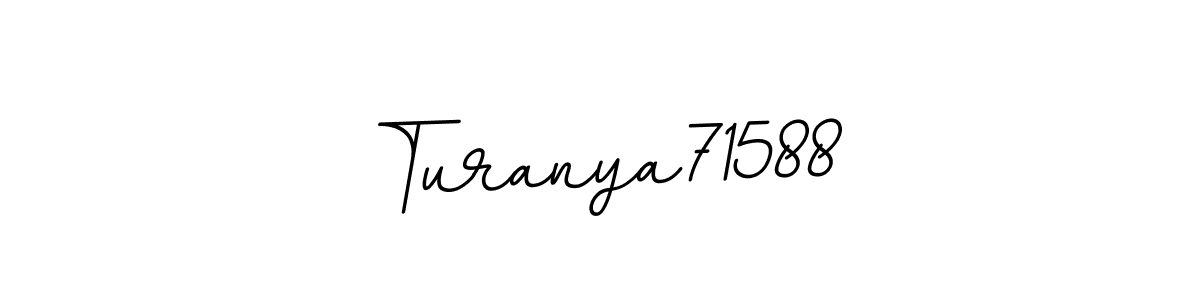 Also You can easily find your signature by using the search form. We will create Turanya71588 name handwritten signature images for you free of cost using BallpointsItalic-DORy9 sign style. Turanya71588 signature style 11 images and pictures png