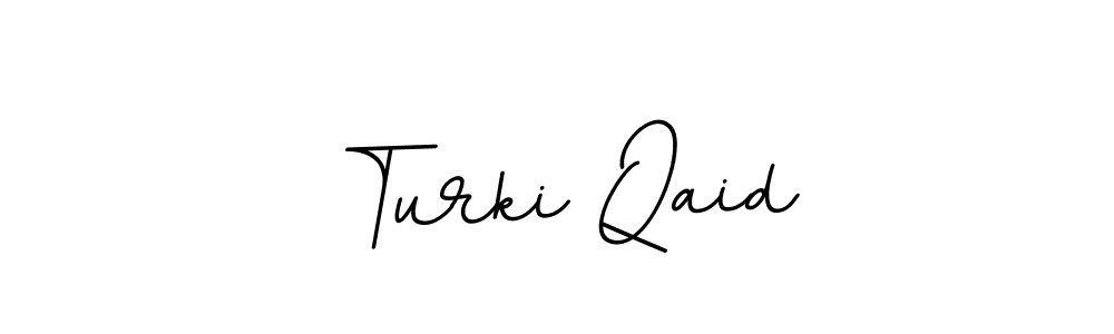 How to make Turki Qaid signature? BallpointsItalic-DORy9 is a professional autograph style. Create handwritten signature for Turki Qaid name. Turki Qaid signature style 11 images and pictures png