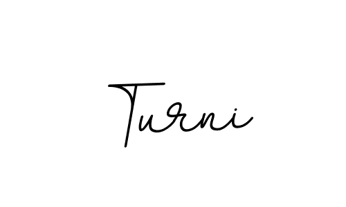 How to Draw Turni signature style? BallpointsItalic-DORy9 is a latest design signature styles for name Turni. Turni signature style 11 images and pictures png