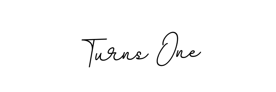 How to make Turns One signature? BallpointsItalic-DORy9 is a professional autograph style. Create handwritten signature for Turns One name. Turns One signature style 11 images and pictures png