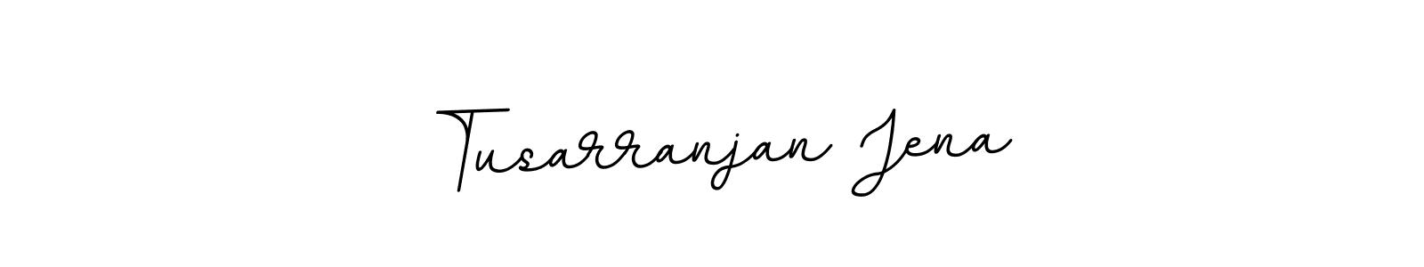 Create a beautiful signature design for name Tusarranjan Jena. With this signature (BallpointsItalic-DORy9) fonts, you can make a handwritten signature for free. Tusarranjan Jena signature style 11 images and pictures png