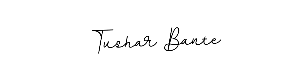 It looks lik you need a new signature style for name Tushar Bante. Design unique handwritten (BallpointsItalic-DORy9) signature with our free signature maker in just a few clicks. Tushar Bante signature style 11 images and pictures png