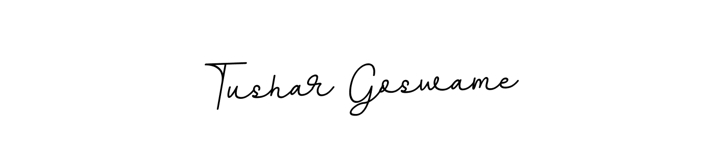 How to make Tushar Goswame signature? BallpointsItalic-DORy9 is a professional autograph style. Create handwritten signature for Tushar Goswame name. Tushar Goswame signature style 11 images and pictures png