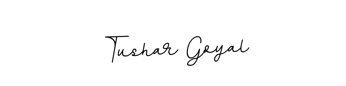 This is the best signature style for the Tushar Goyal name. Also you like these signature font (BallpointsItalic-DORy9). Mix name signature. Tushar Goyal signature style 11 images and pictures png