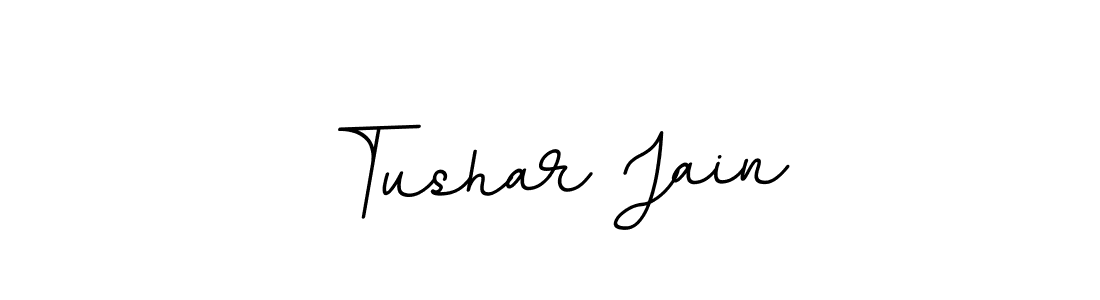 You should practise on your own different ways (BallpointsItalic-DORy9) to write your name (Tushar Jain) in signature. don't let someone else do it for you. Tushar Jain signature style 11 images and pictures png
