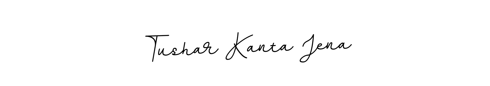 Use a signature maker to create a handwritten signature online. With this signature software, you can design (BallpointsItalic-DORy9) your own signature for name Tushar Kanta Jena. Tushar Kanta Jena signature style 11 images and pictures png