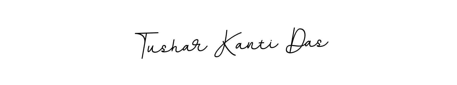 Create a beautiful signature design for name Tushar Kanti Das. With this signature (BallpointsItalic-DORy9) fonts, you can make a handwritten signature for free. Tushar Kanti Das signature style 11 images and pictures png