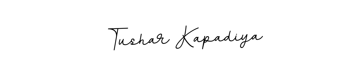 Make a short Tushar Kapadiya signature style. Manage your documents anywhere anytime using BallpointsItalic-DORy9. Create and add eSignatures, submit forms, share and send files easily. Tushar Kapadiya signature style 11 images and pictures png