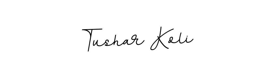 How to Draw Tushar Koli signature style? BallpointsItalic-DORy9 is a latest design signature styles for name Tushar Koli. Tushar Koli signature style 11 images and pictures png