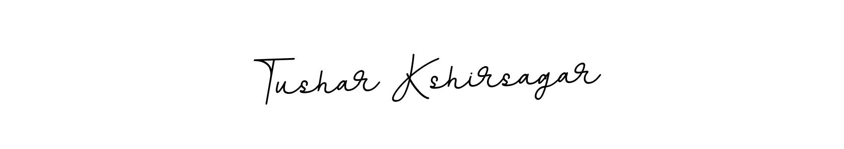 Design your own signature with our free online signature maker. With this signature software, you can create a handwritten (BallpointsItalic-DORy9) signature for name Tushar Kshirsagar. Tushar Kshirsagar signature style 11 images and pictures png