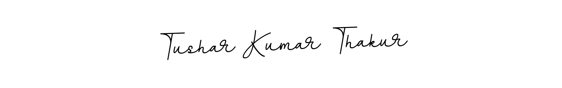 Make a beautiful signature design for name Tushar Kumar Thakur. With this signature (BallpointsItalic-DORy9) style, you can create a handwritten signature for free. Tushar Kumar Thakur signature style 11 images and pictures png