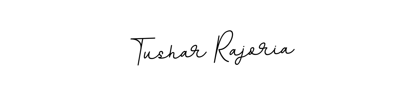 Design your own signature with our free online signature maker. With this signature software, you can create a handwritten (BallpointsItalic-DORy9) signature for name Tushar Rajoria. Tushar Rajoria signature style 11 images and pictures png