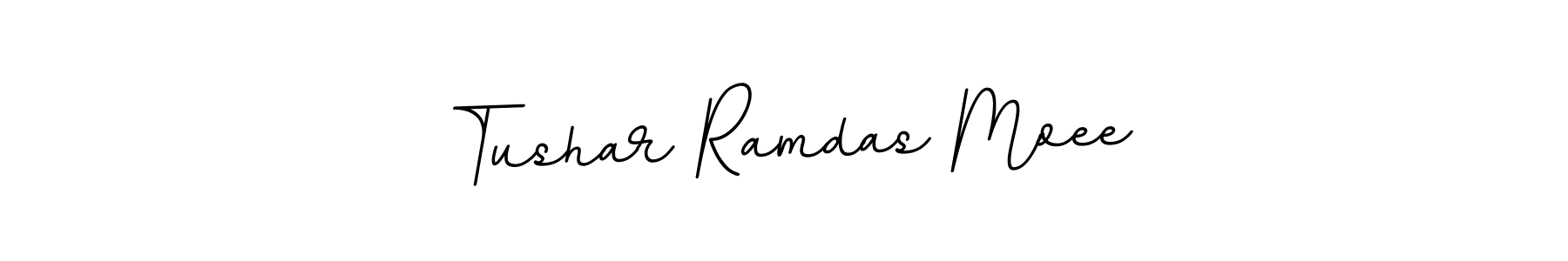 Make a beautiful signature design for name Tushar Ramdas Moee. With this signature (BallpointsItalic-DORy9) style, you can create a handwritten signature for free. Tushar Ramdas Moee signature style 11 images and pictures png