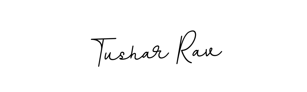 Use a signature maker to create a handwritten signature online. With this signature software, you can design (BallpointsItalic-DORy9) your own signature for name Tushar Rav. Tushar Rav signature style 11 images and pictures png