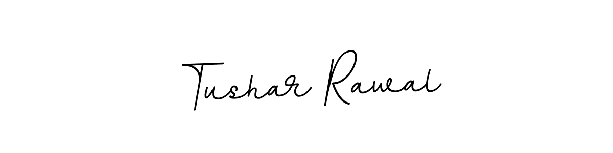 Create a beautiful signature design for name Tushar Rawal. With this signature (BallpointsItalic-DORy9) fonts, you can make a handwritten signature for free. Tushar Rawal signature style 11 images and pictures png