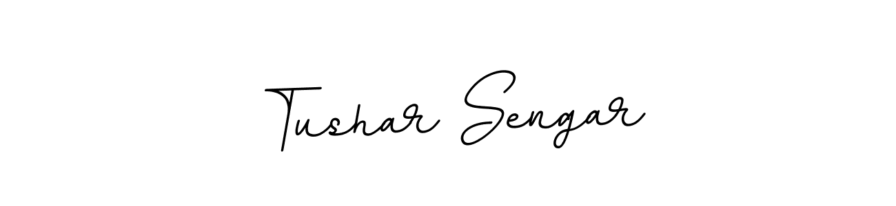 Tushar Sengar stylish signature style. Best Handwritten Sign (BallpointsItalic-DORy9) for my name. Handwritten Signature Collection Ideas for my name Tushar Sengar. Tushar Sengar signature style 11 images and pictures png