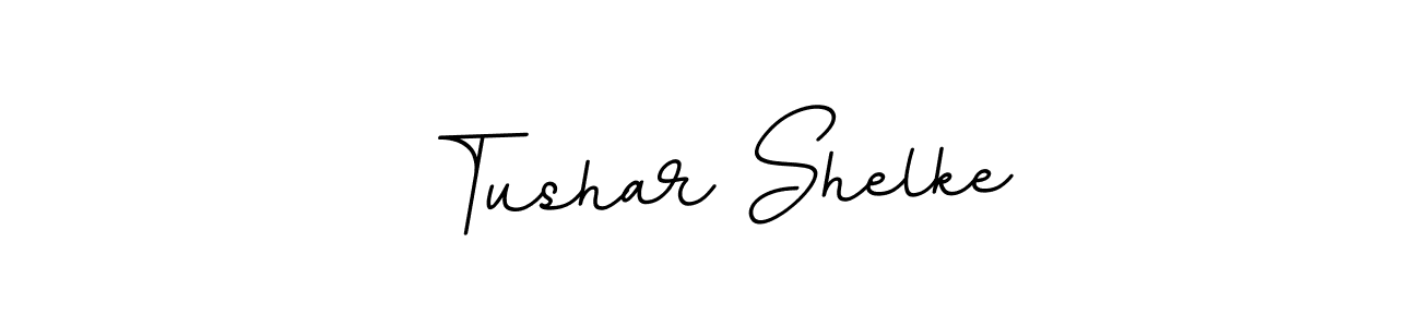 You should practise on your own different ways (BallpointsItalic-DORy9) to write your name (Tushar Shelke) in signature. don't let someone else do it for you. Tushar Shelke signature style 11 images and pictures png