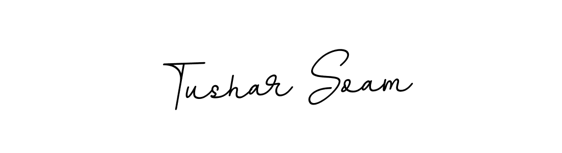 How to make Tushar Soam signature? BallpointsItalic-DORy9 is a professional autograph style. Create handwritten signature for Tushar Soam name. Tushar Soam signature style 11 images and pictures png