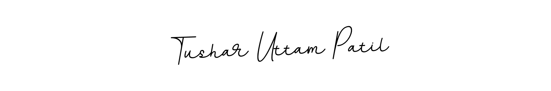Use a signature maker to create a handwritten signature online. With this signature software, you can design (BallpointsItalic-DORy9) your own signature for name Tushar Uttam Patil. Tushar Uttam Patil signature style 11 images and pictures png