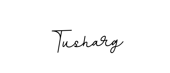 Use a signature maker to create a handwritten signature online. With this signature software, you can design (BallpointsItalic-DORy9) your own signature for name Tusharg. Tusharg signature style 11 images and pictures png