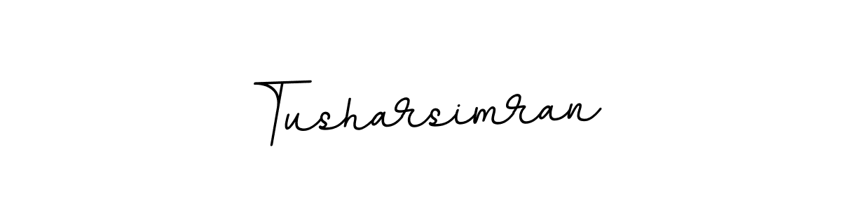 Create a beautiful signature design for name Tusharsimran. With this signature (BallpointsItalic-DORy9) fonts, you can make a handwritten signature for free. Tusharsimran signature style 11 images and pictures png