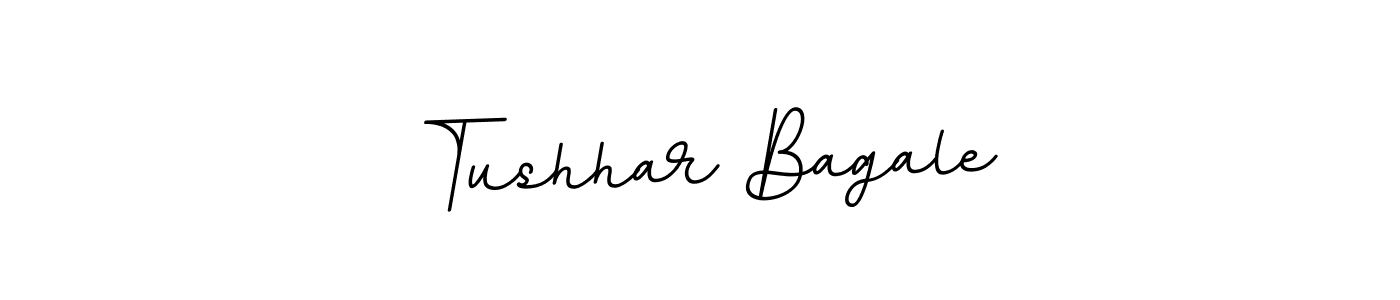 It looks lik you need a new signature style for name Tushhar Bagale. Design unique handwritten (BallpointsItalic-DORy9) signature with our free signature maker in just a few clicks. Tushhar Bagale signature style 11 images and pictures png
