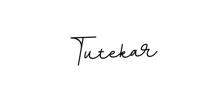 Create a beautiful signature design for name Tutekar. With this signature (BallpointsItalic-DORy9) fonts, you can make a handwritten signature for free. Tutekar signature style 11 images and pictures png