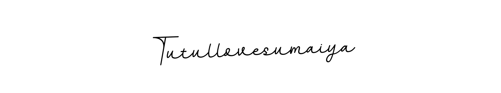 How to Draw Tutullovesumaiya signature style? BallpointsItalic-DORy9 is a latest design signature styles for name Tutullovesumaiya. Tutullovesumaiya signature style 11 images and pictures png