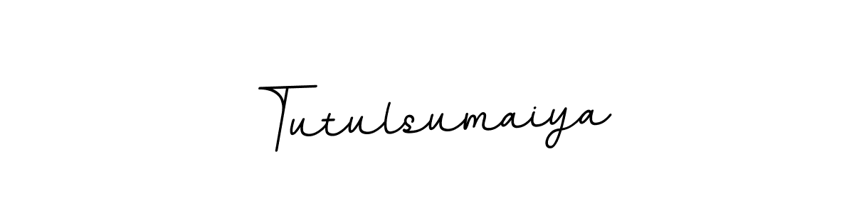 Also we have Tutulsumaiya name is the best signature style. Create professional handwritten signature collection using BallpointsItalic-DORy9 autograph style. Tutulsumaiya signature style 11 images and pictures png