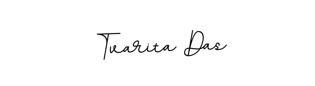 Use a signature maker to create a handwritten signature online. With this signature software, you can design (BallpointsItalic-DORy9) your own signature for name Tvarita Das. Tvarita Das signature style 11 images and pictures png