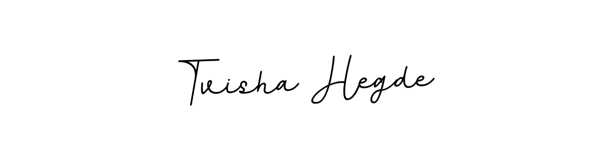 Create a beautiful signature design for name Tvisha Hegde. With this signature (BallpointsItalic-DORy9) fonts, you can make a handwritten signature for free. Tvisha Hegde signature style 11 images and pictures png