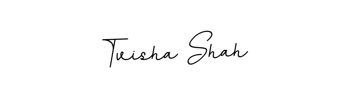 How to make Tvisha Shah signature? BallpointsItalic-DORy9 is a professional autograph style. Create handwritten signature for Tvisha Shah name. Tvisha Shah signature style 11 images and pictures png