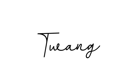 Use a signature maker to create a handwritten signature online. With this signature software, you can design (BallpointsItalic-DORy9) your own signature for name Twang. Twang signature style 11 images and pictures png
