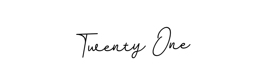 How to make Twenty One name signature. Use BallpointsItalic-DORy9 style for creating short signs online. This is the latest handwritten sign. Twenty One signature style 11 images and pictures png